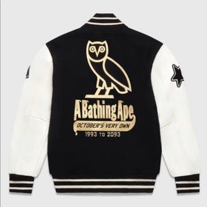 OVO BAPE VARSITY JACKET